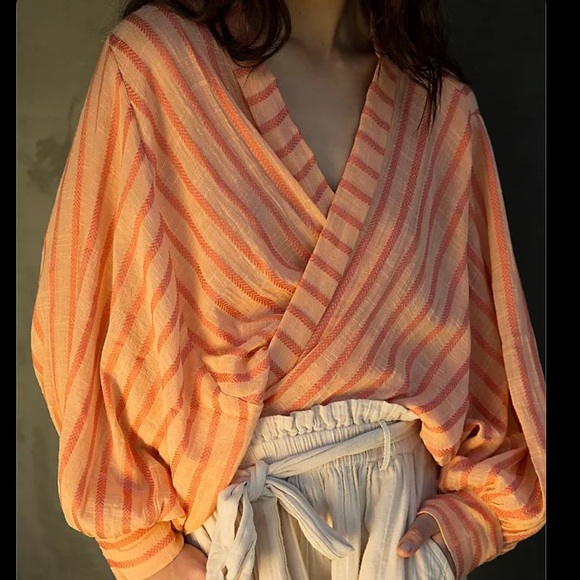 🆕Free People Tie Front Kimono - Picture 2 of 6